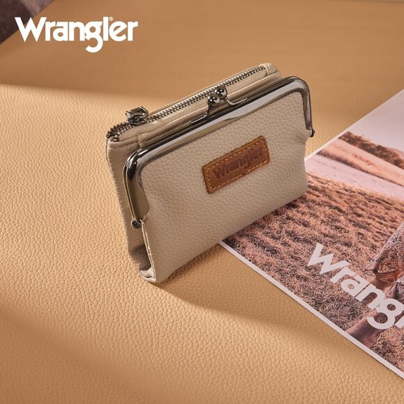 Montana West Wrangler Women's Wallet RFID Blocking Wallets Small Bifold - Picture 6 of 6